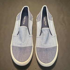 Nautica Women's Blue Slip-On Sneakers